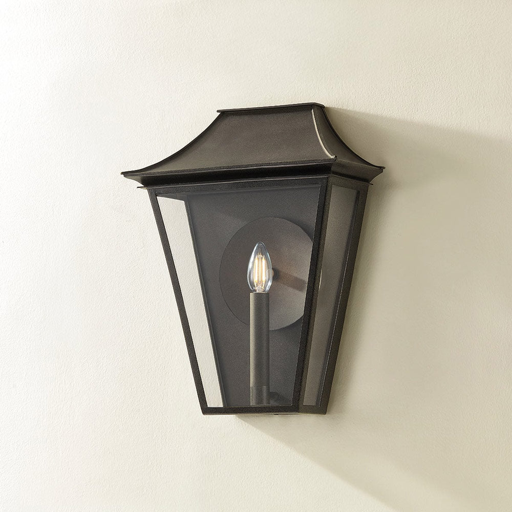 Tehama Outdoor Wall Light in Detail.