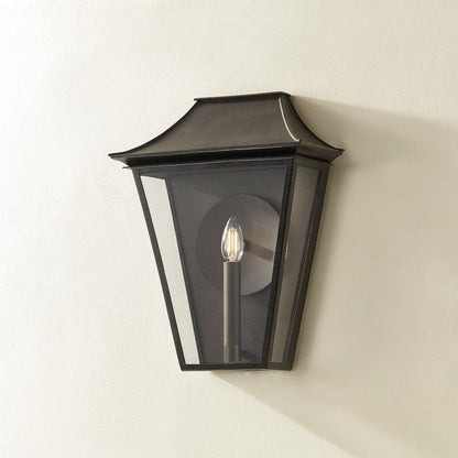 Tehama Outdoor Wall Light in Detail.