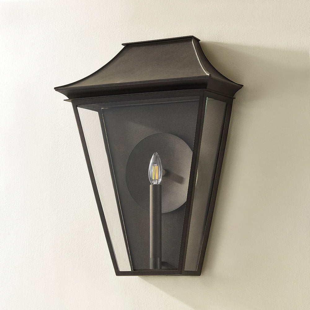 Tehama Outdoor Wall Light in Detail.