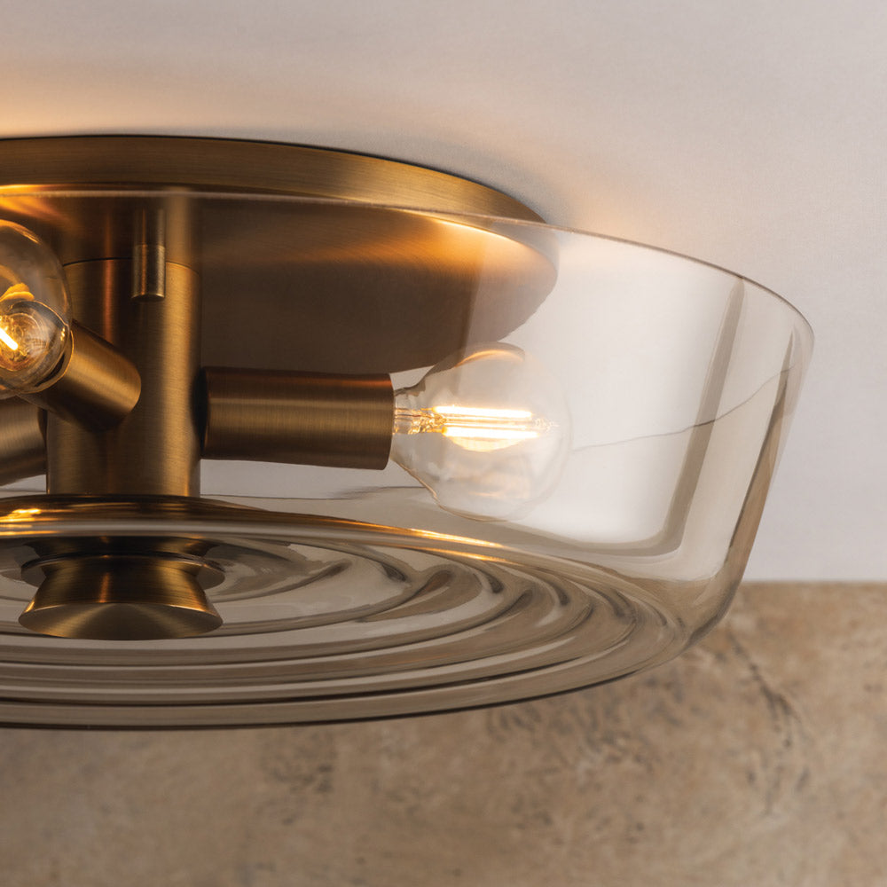 Theodore Flush Mount Ceiling Light in Detail.