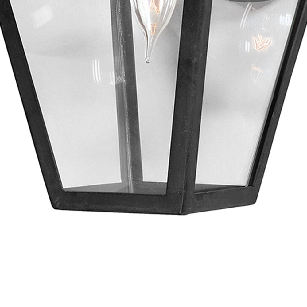 Townsend Outdoor Clear Wall Light in Detail.