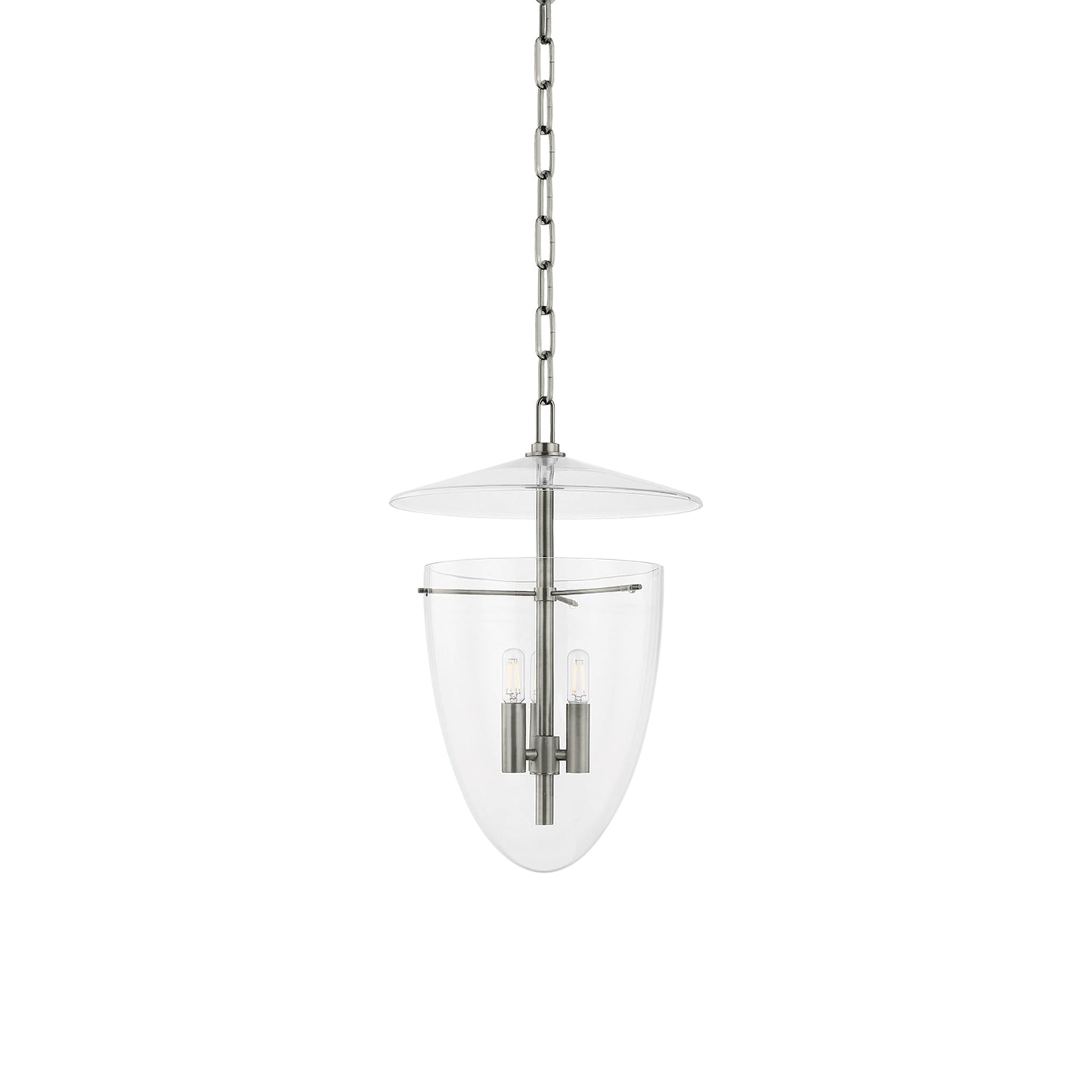 Tully Pendant Light in Vintage Pewter (3-Light).