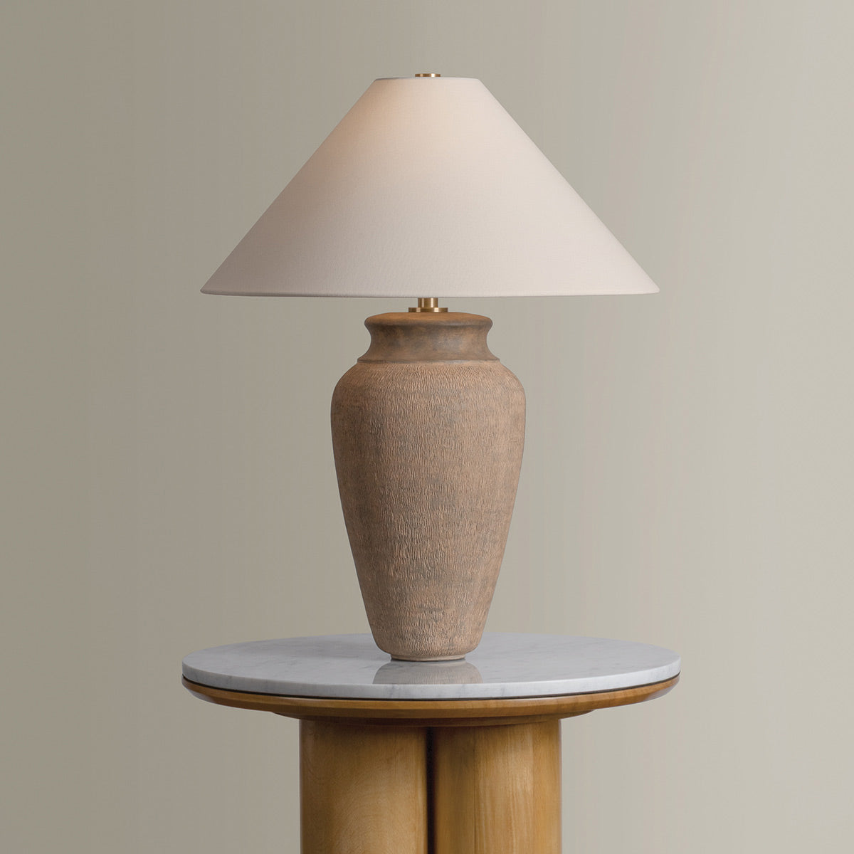 Vessel Table Lamp in Detail.