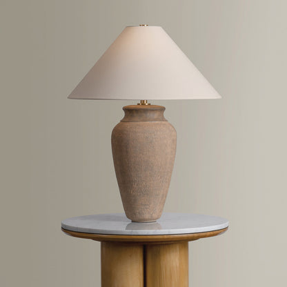 Vessel Table Lamp in Detail.