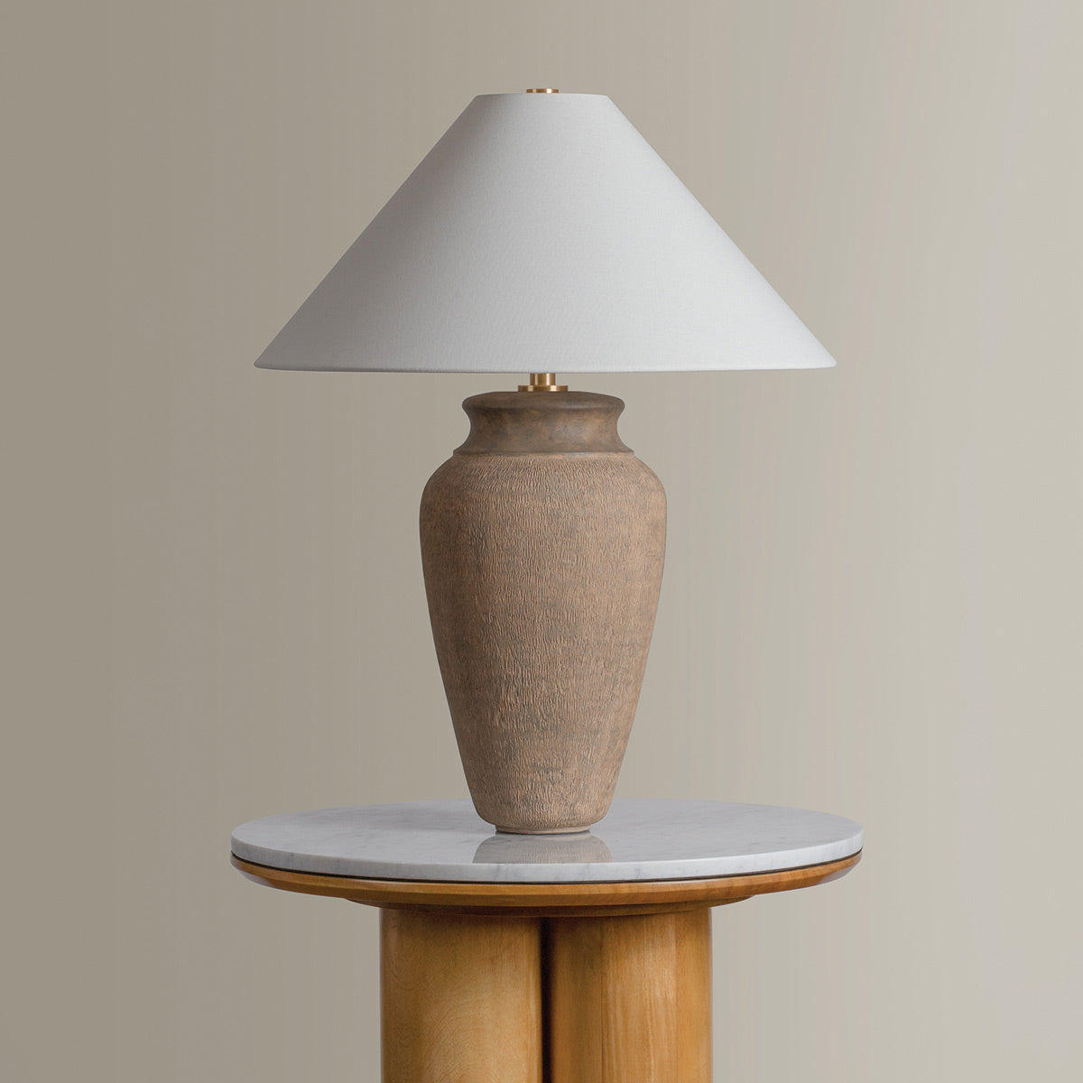Vessel Table Lamp in Detail.