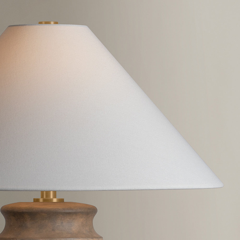 Vessel Table Lamp in Detail.