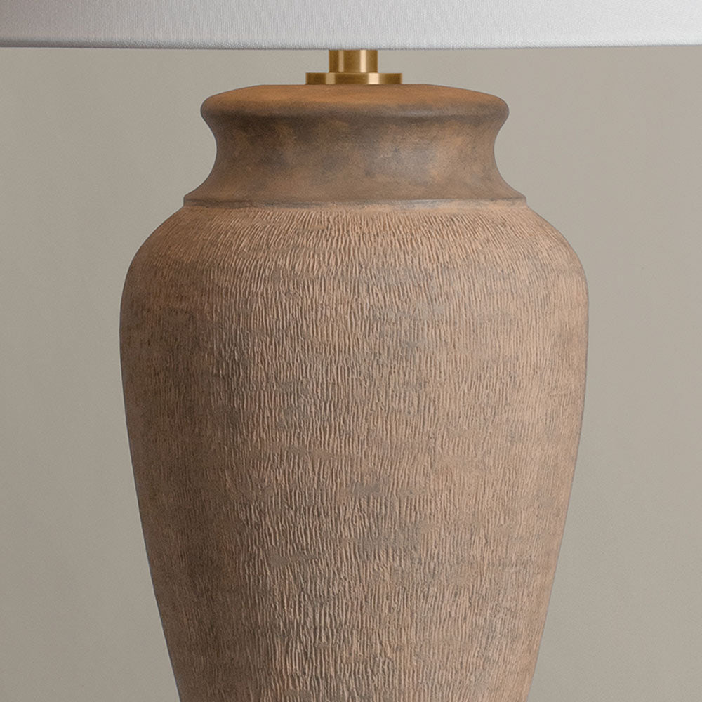 Vessel Table Lamp in Detail.