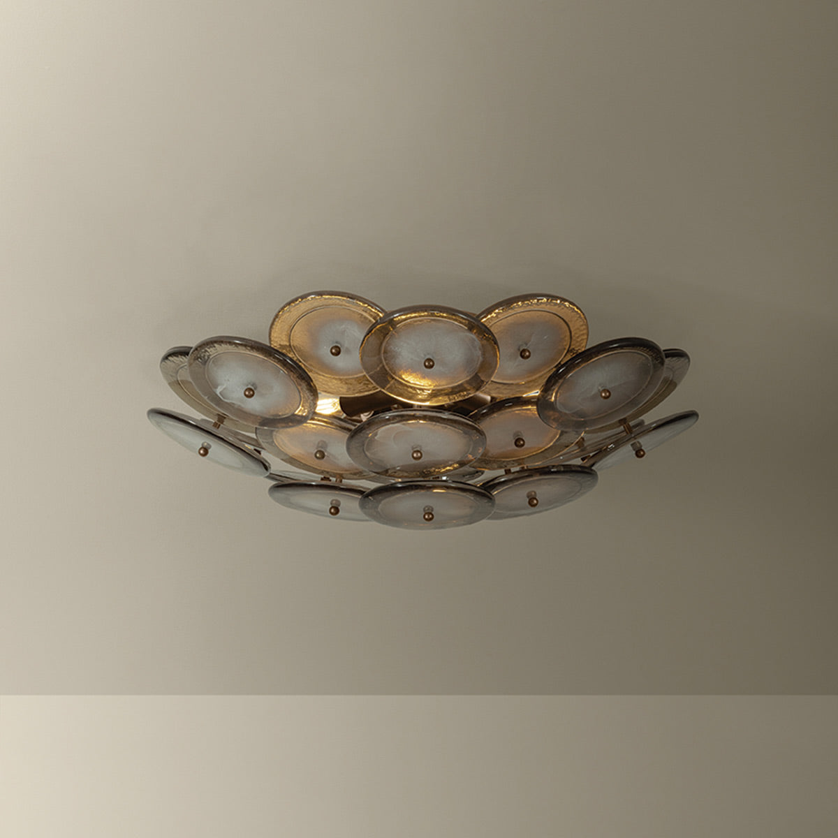 Wassama Semi Flush Mount Ceiling Light in Detail.