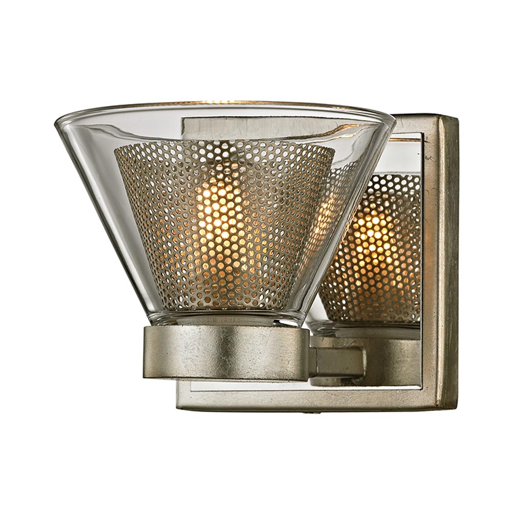 Wink Bath Vanity Light in Silver Leaf (1-Light).