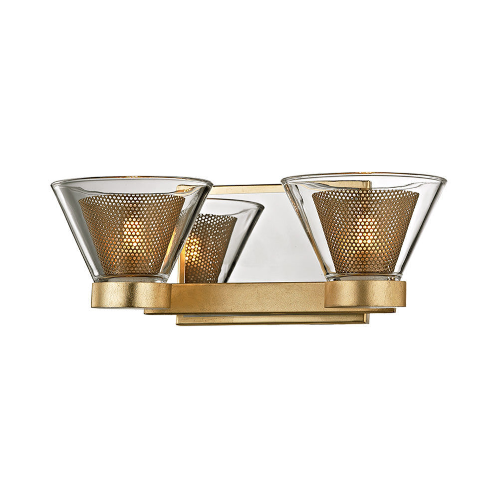 Wink Bath Vanity Light in Gold Leaf (2-Light).