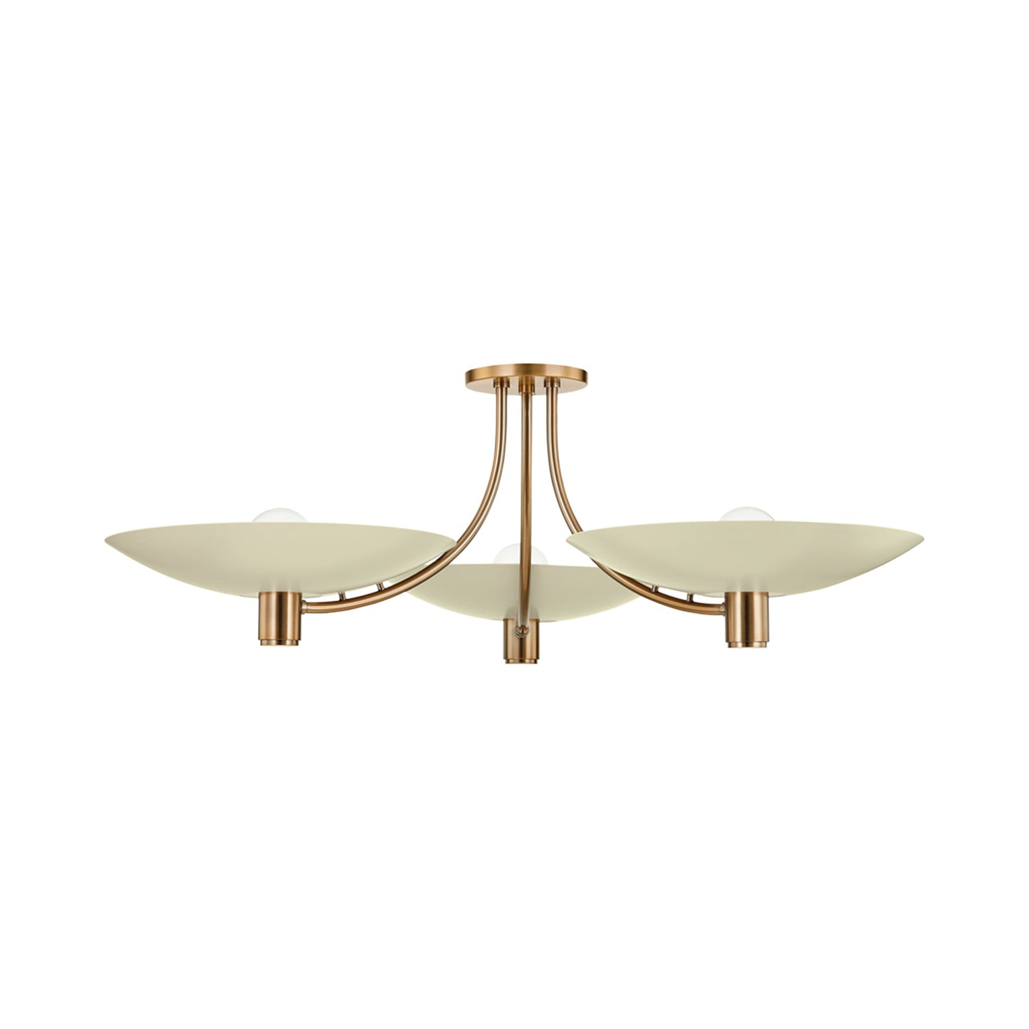 Wolfe Semi Flush Mount Ceiling Light (3-Light).