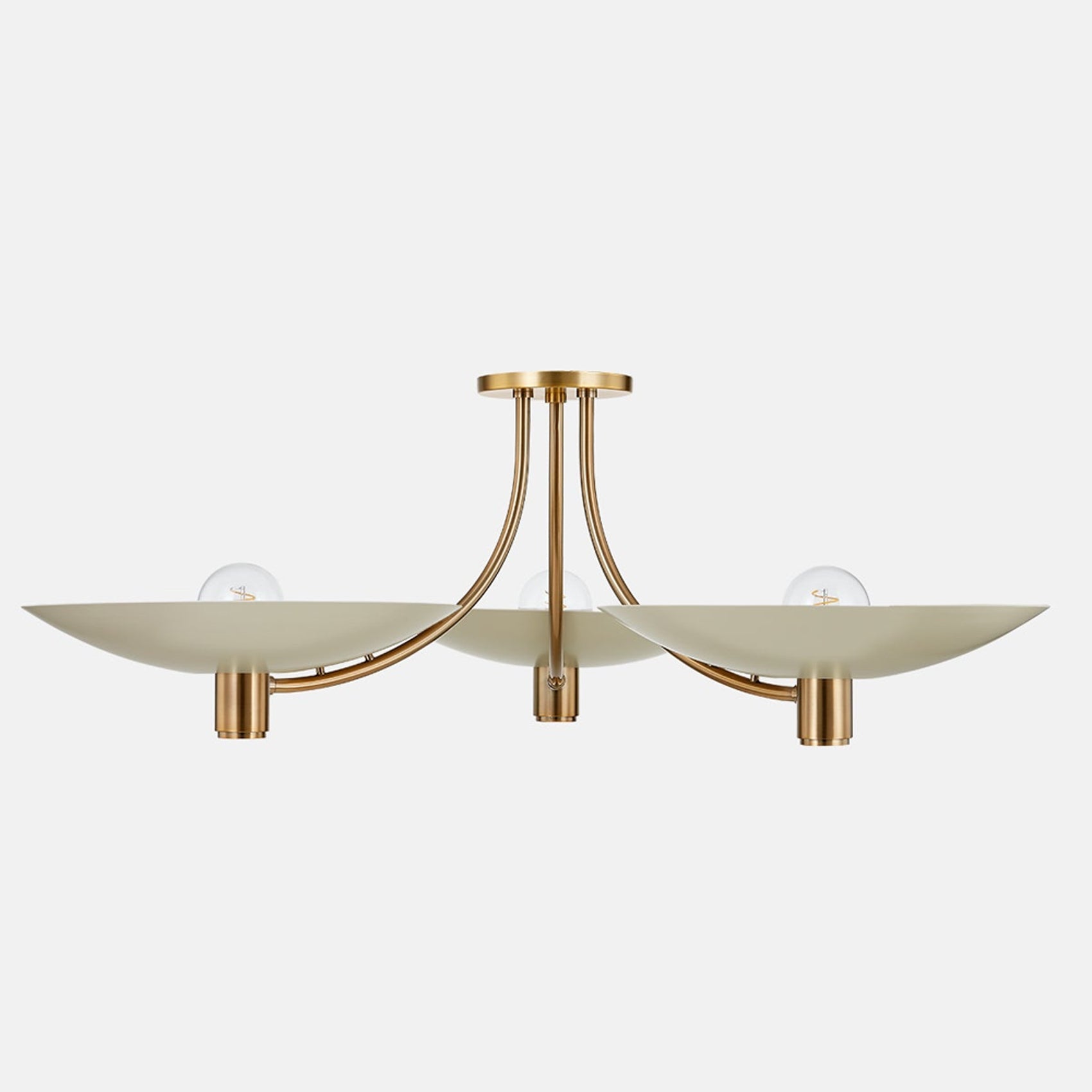 Wolfe Semi Flush Mount Ceiling Light in Detail.