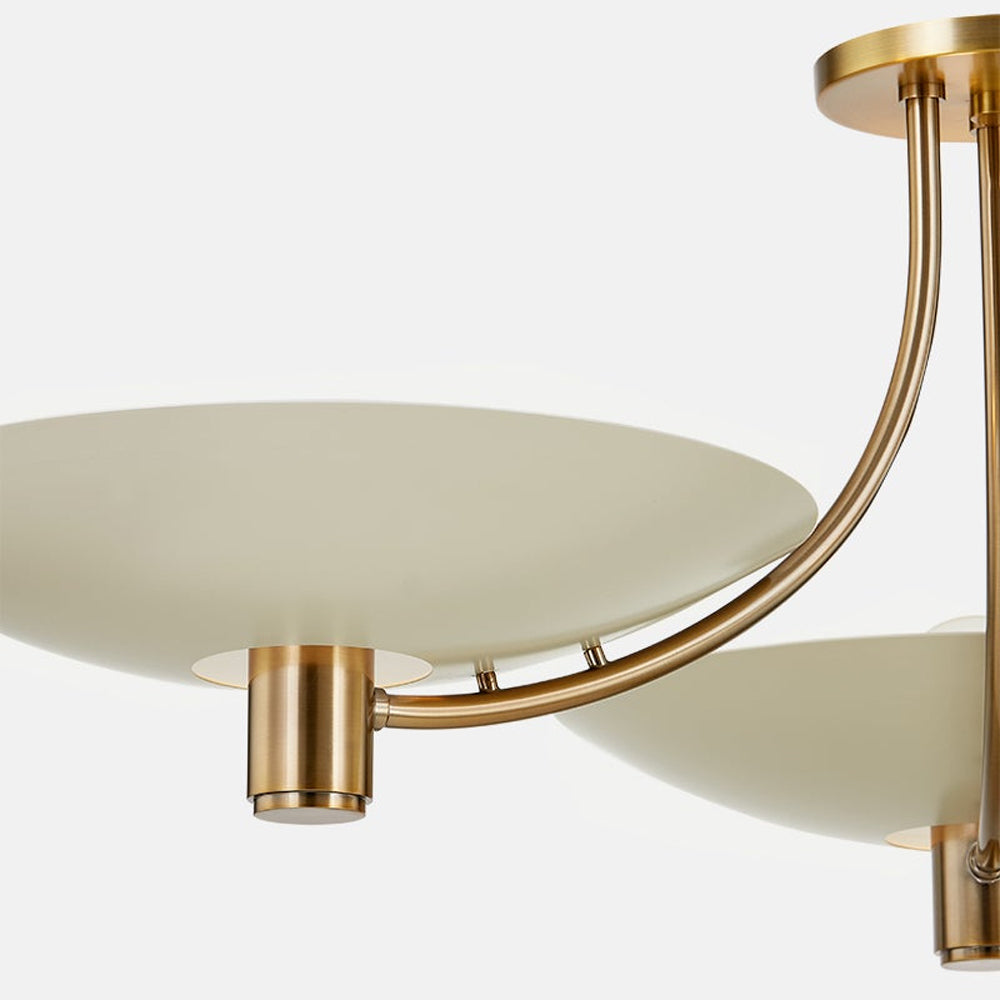 Wolfe Semi Flush Mount Ceiling Light in Detail.