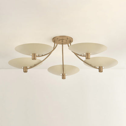 Wolfe Semi Flush Mount Ceiling Light in Detail.