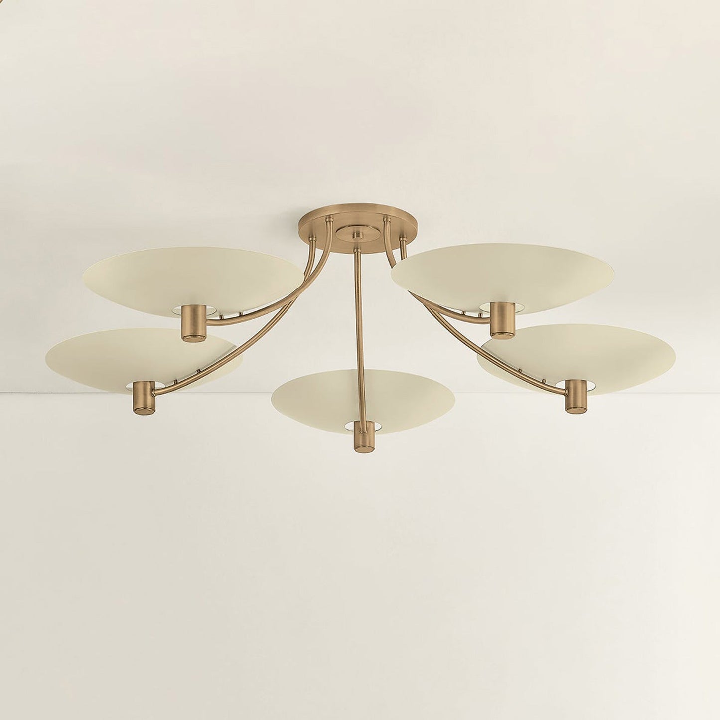 Wolfe Semi Flush Mount Ceiling Light in Detail.