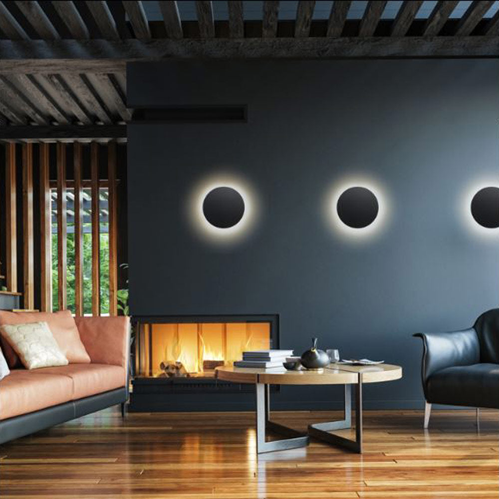 Fortis 1839 Outdoor LED Wall Light in living room.