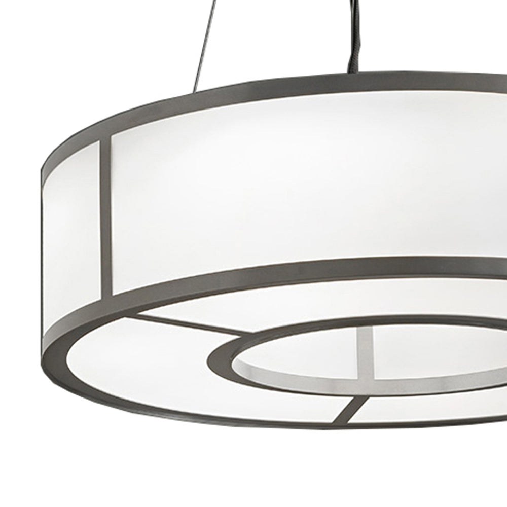 Tambour Pendant Light in Detail.