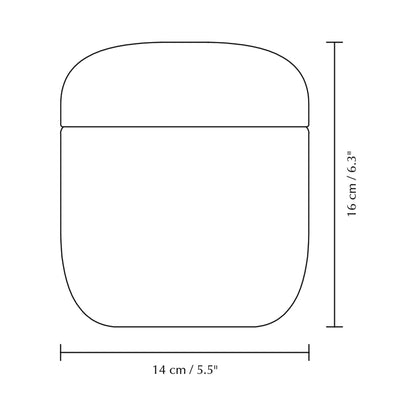 Acorn Lamp Shade - line drawing.