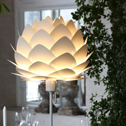 Aluvia Floor Lamp in dining room.