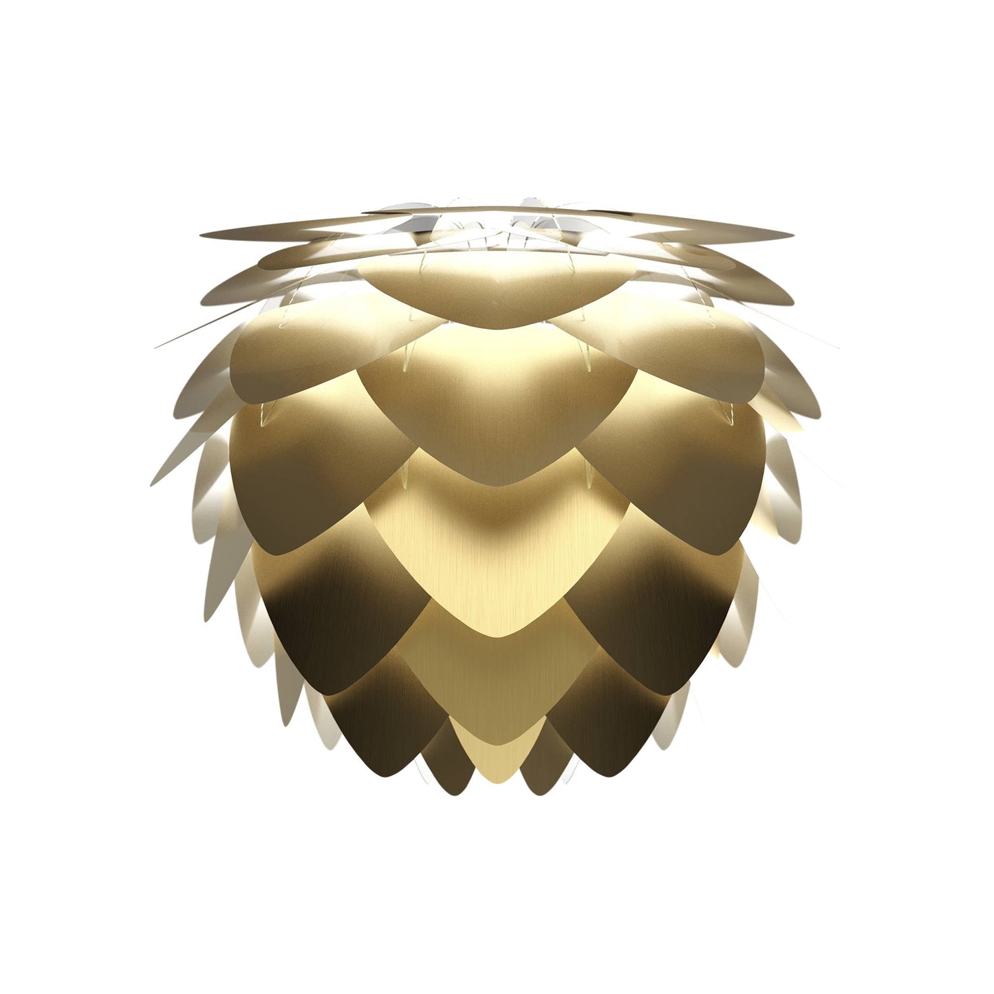 Aluvia Lamp Shade in Brushed Brass (15.7-Inch).