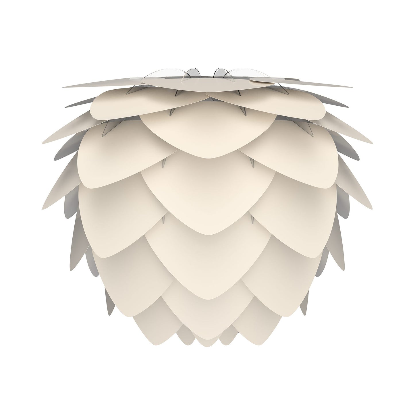Aluvia Lamp Shade in Pearl White (23.2-Inch).