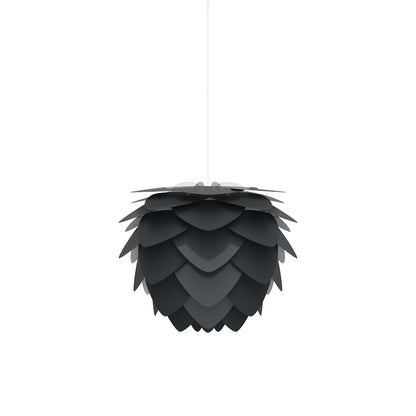 Aluvia Pendant Light in Anthracite Grey/White (15.7-Inch).