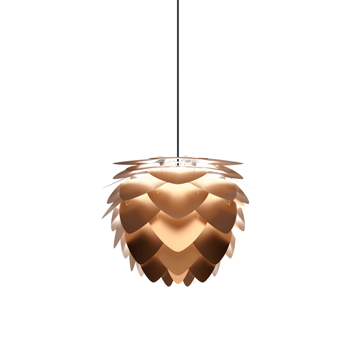 Aluvia Pendant Light in Brushed Bronze/Black(15.7-Inch).