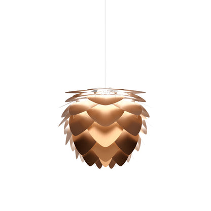 Aluvia Pendant Light in Brushed Bronze/White(15.7-Inch).