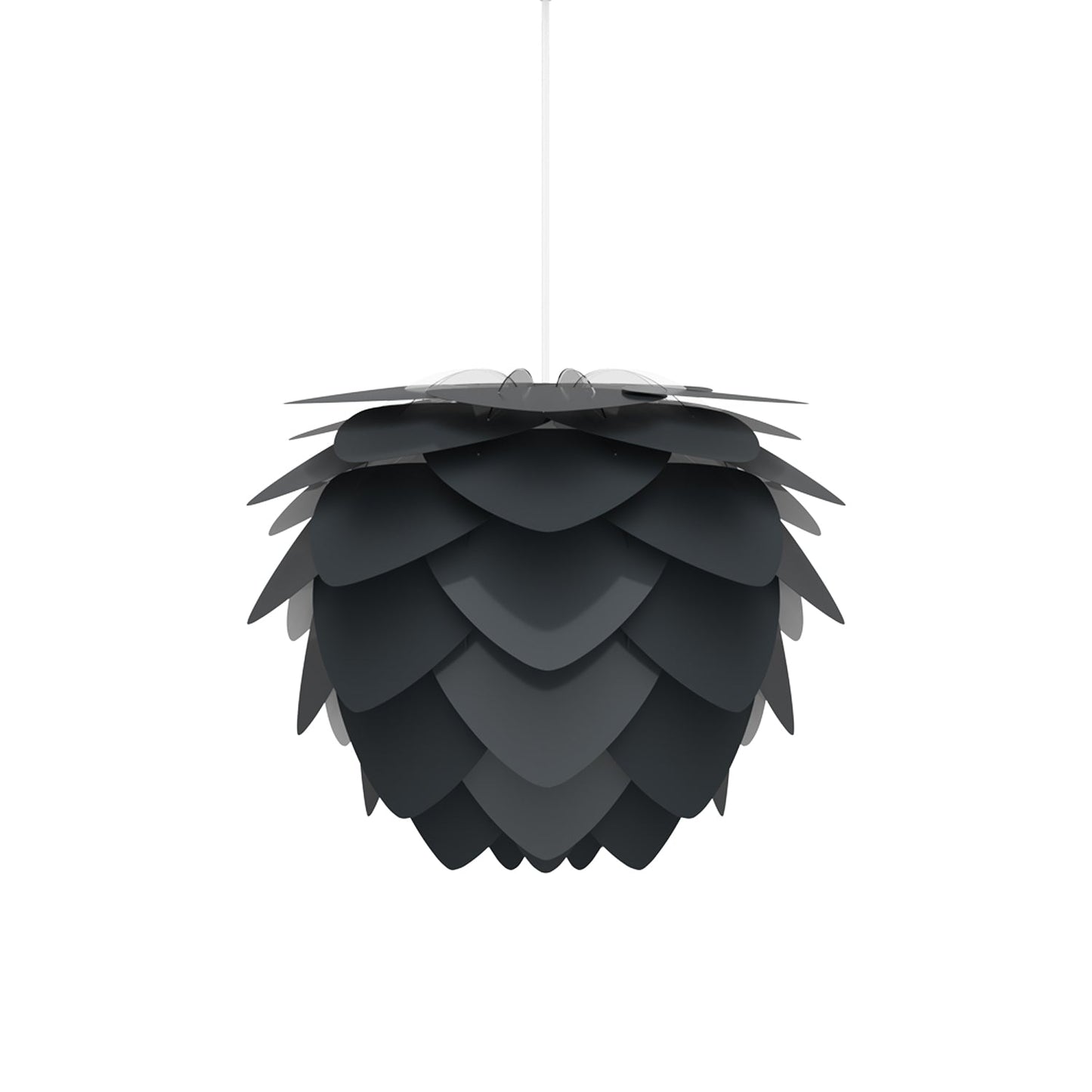 Aluvia Pendant Light in Anthracite Grey/White (23.2-Inch).