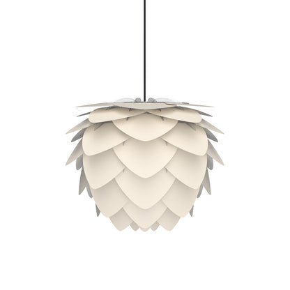Aluvia Pendant Light in Pearl White/Black (23.2-Inch).