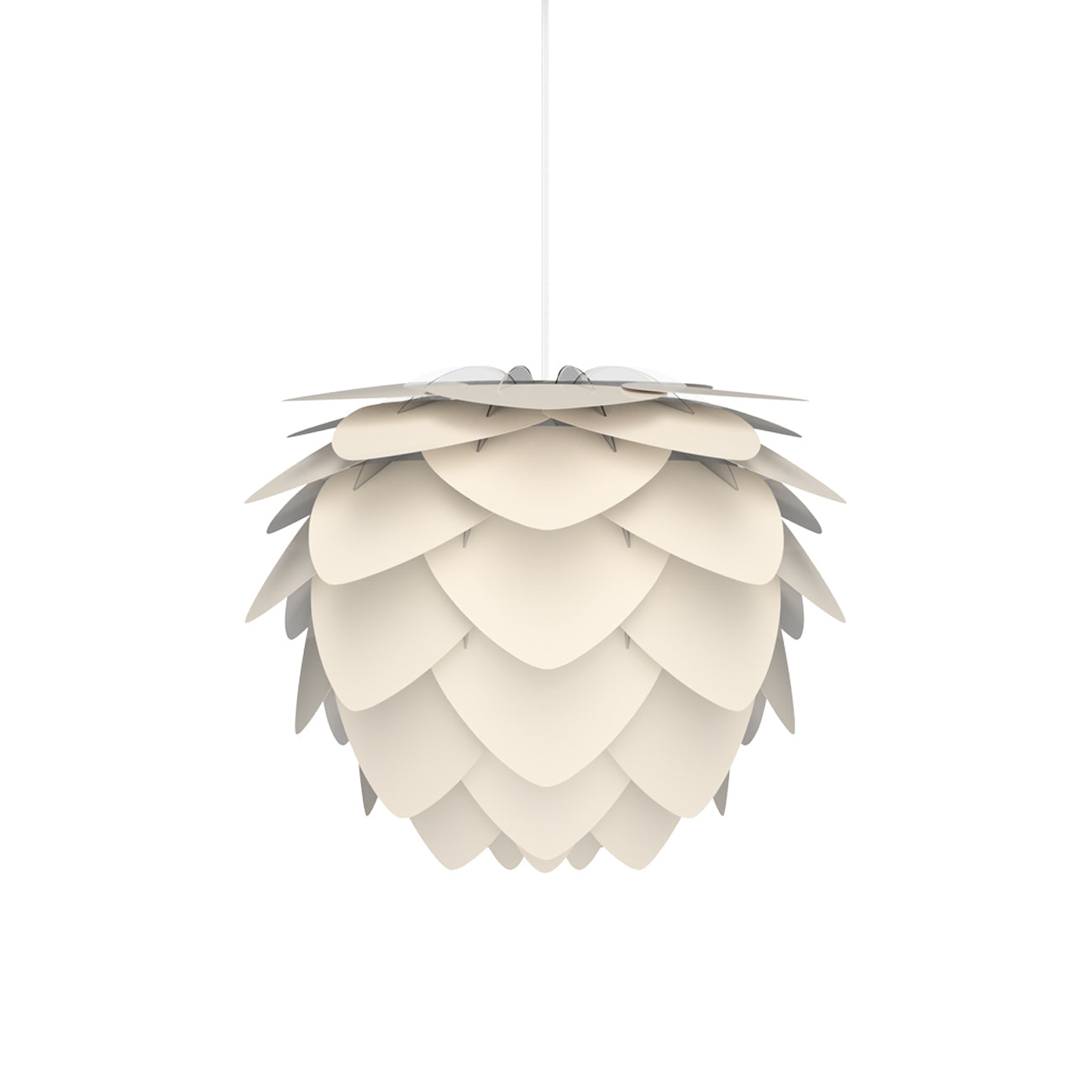 Aluvia Pendant Light in Pearl White/White (23.2-Inch).