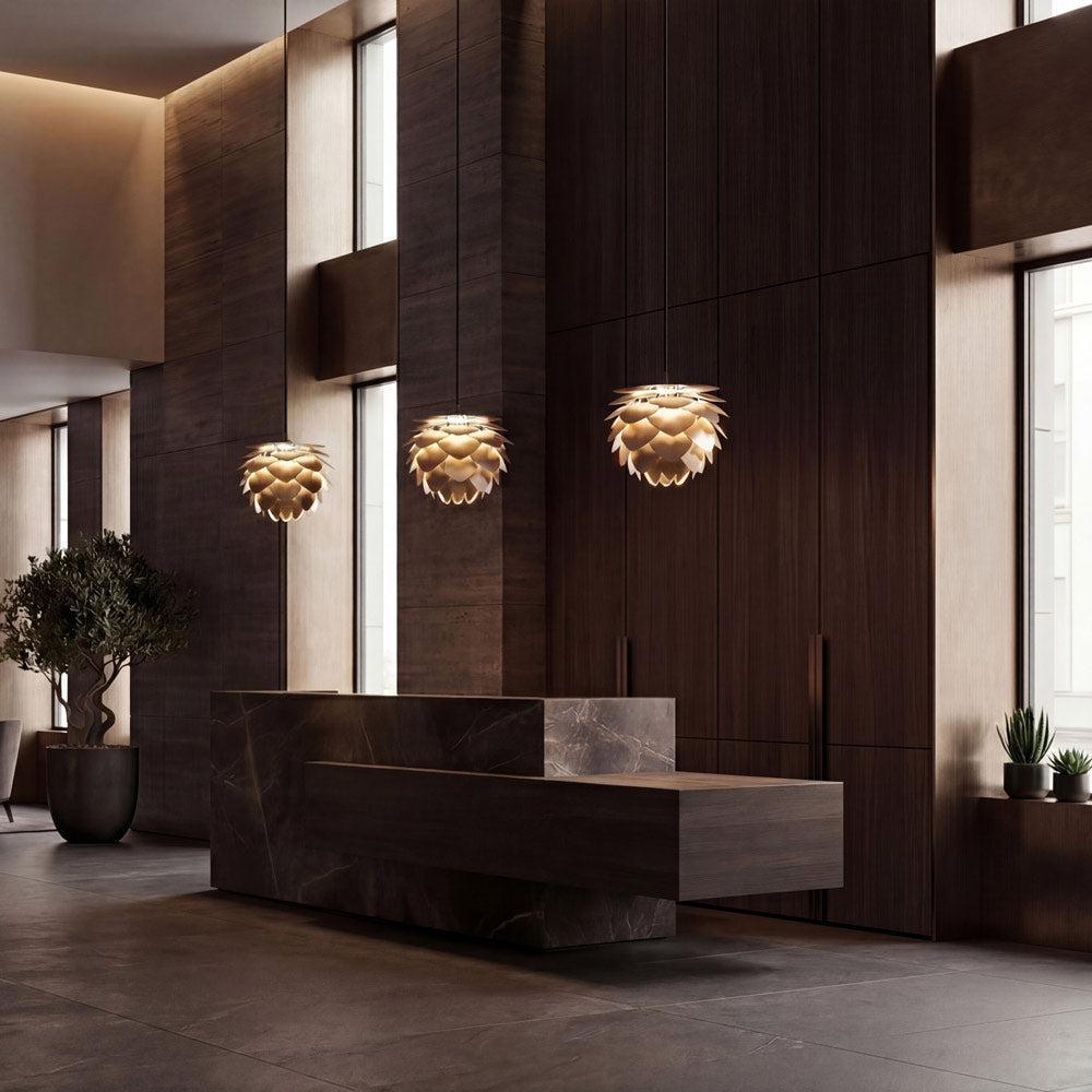 Aluvia Pendant Light in living room.