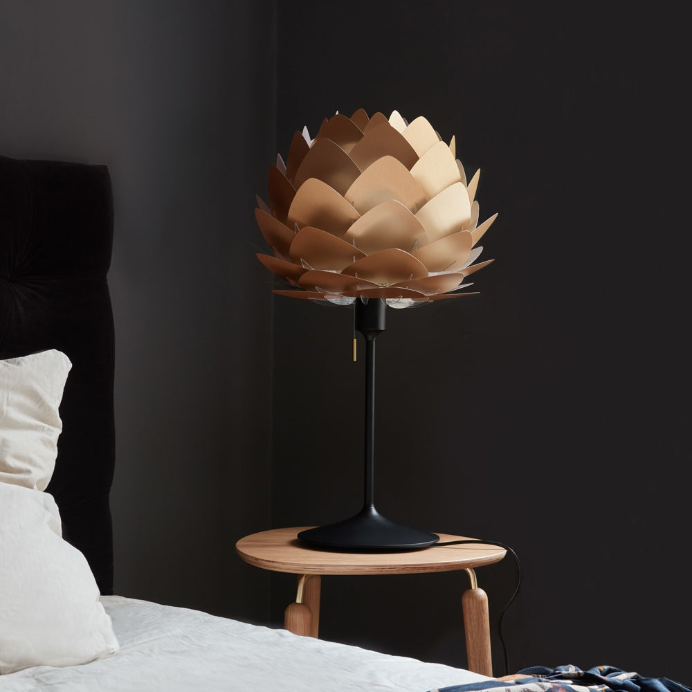 Aluvia Table Lamp in bedroom.