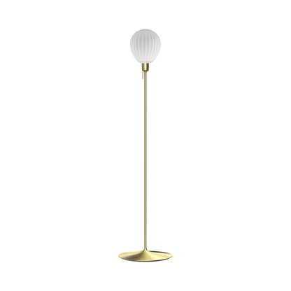 Around The World Floor Lamp in Brushed Brass (65-Inch).