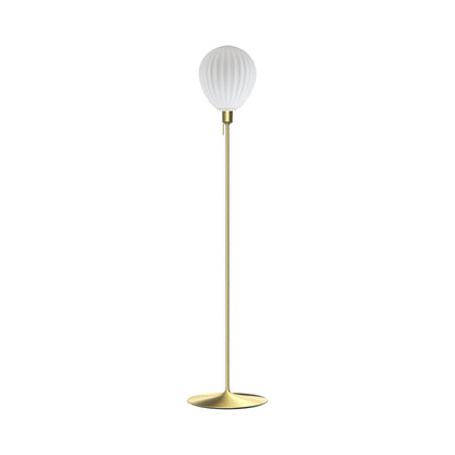 Around The World Floor Lamp in Brushed Brass (68-Inch).