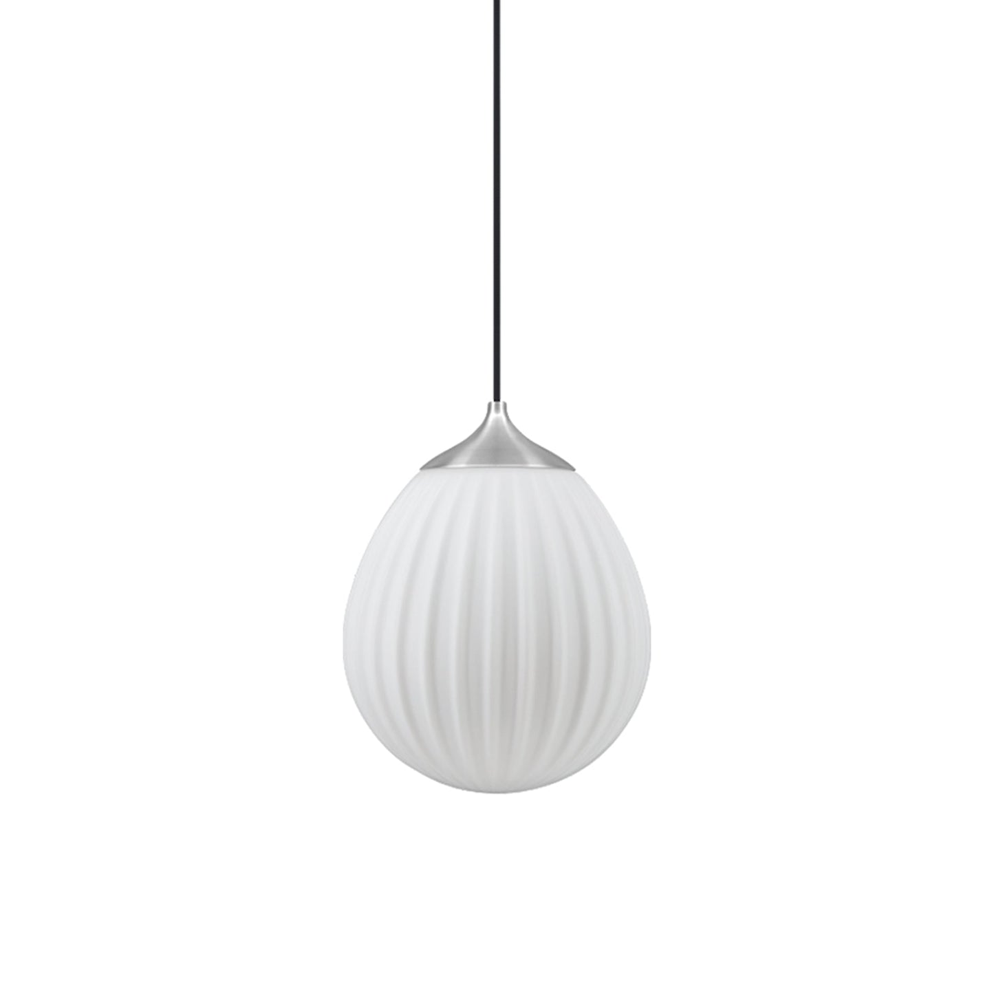 Around The World Pendant Light in Brushed Steel/Black (8.3-Inch).