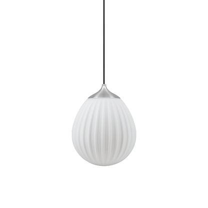 Around The World Pendant Light in Brushed Steel/Black (8.3-Inch).