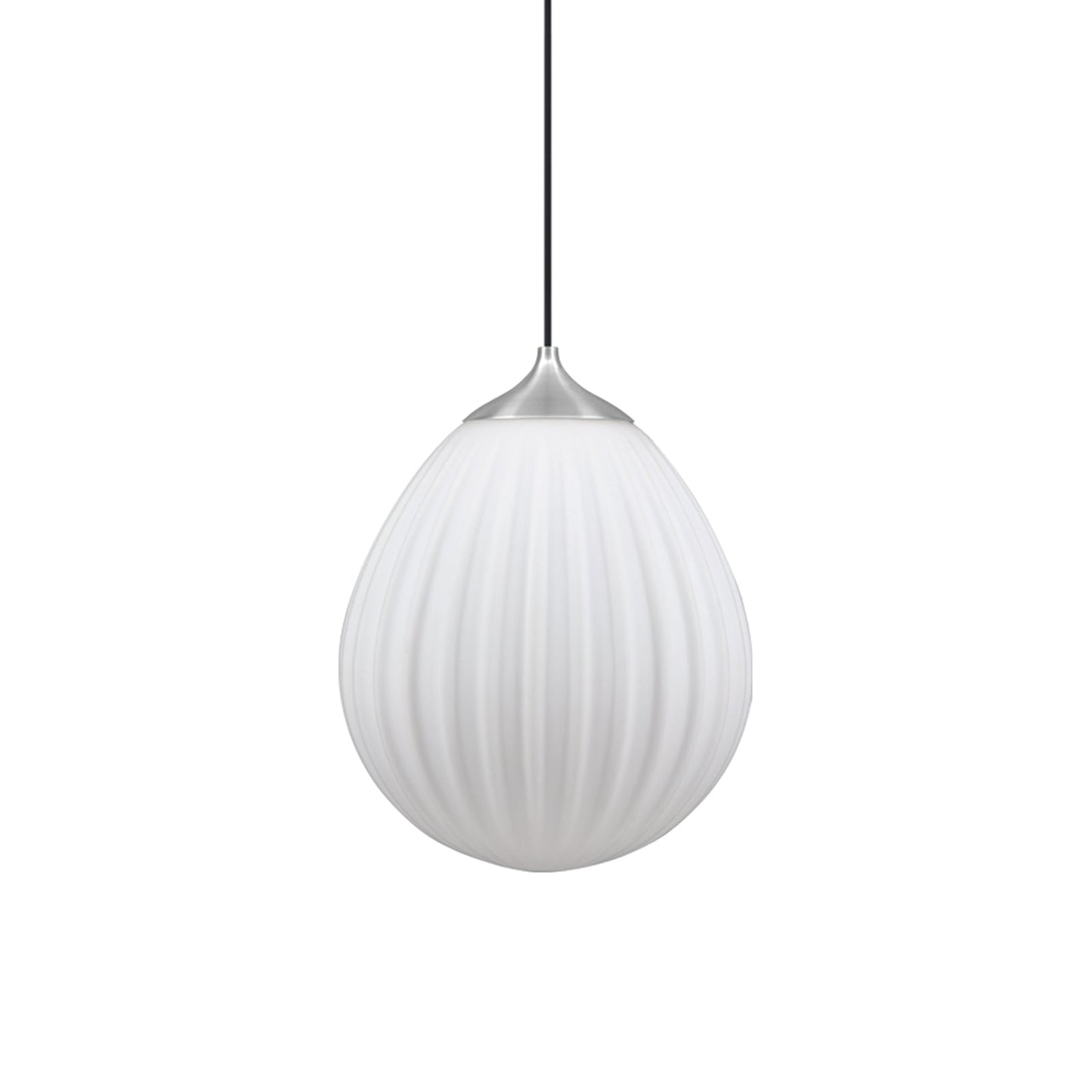 Around The World Pendant Light in Brushed Steel/Black (10.7-Inch).