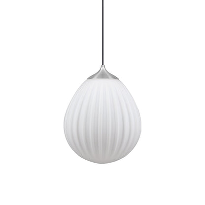 Around The World Pendant Light in Brushed Steel/Black (10.7-Inch).