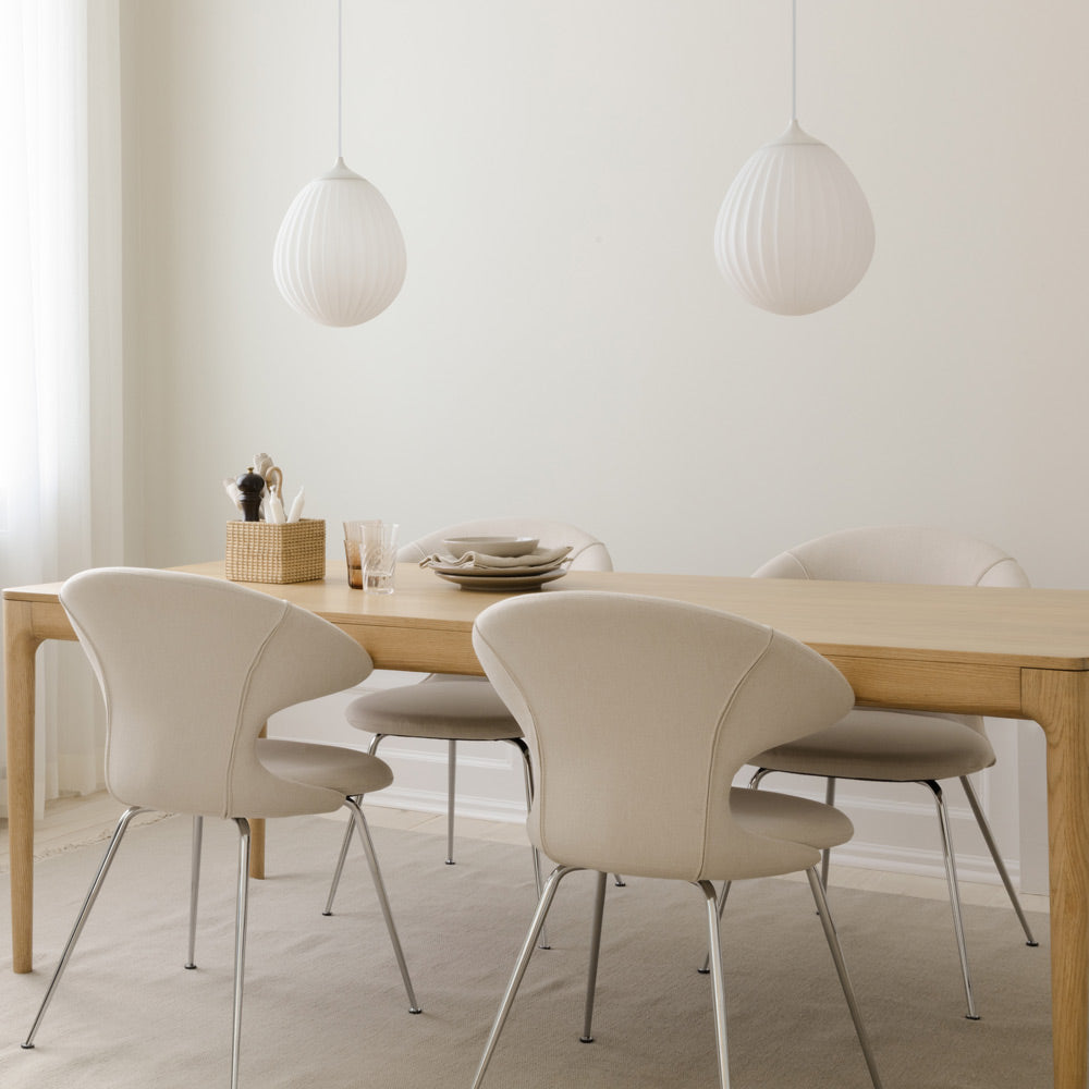 Around The World Pendant Light in dining room.