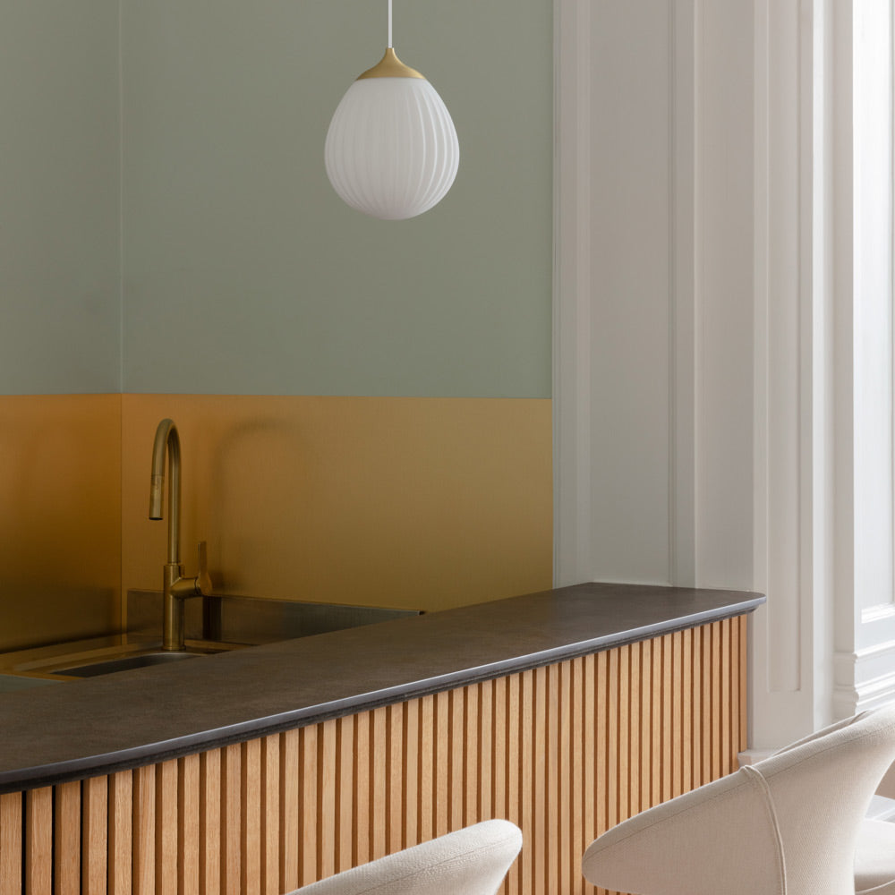 Around The World Pendant Light in kitchen.