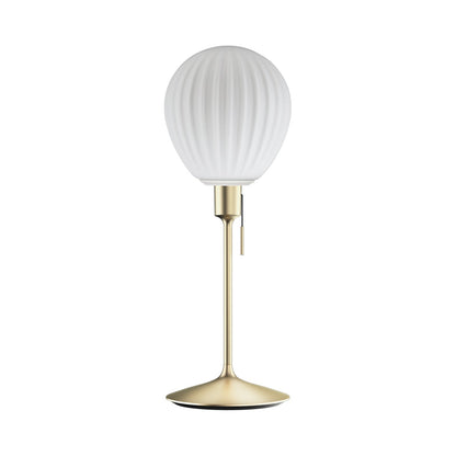 Around The World Table Lamp in Brushed Brass (27-Inch).