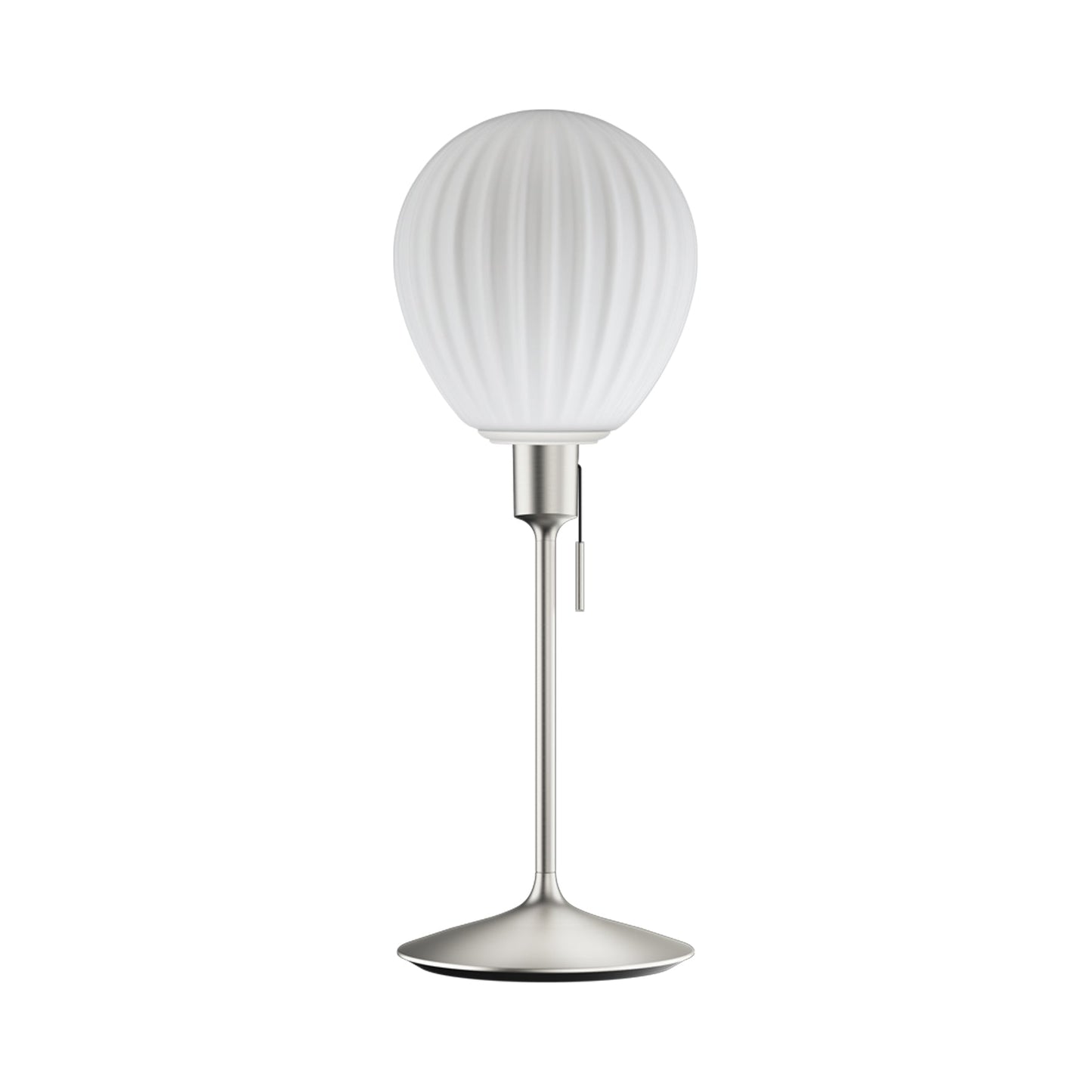 Around The World Table Lamp in Brushed Steel (27-Inch).
