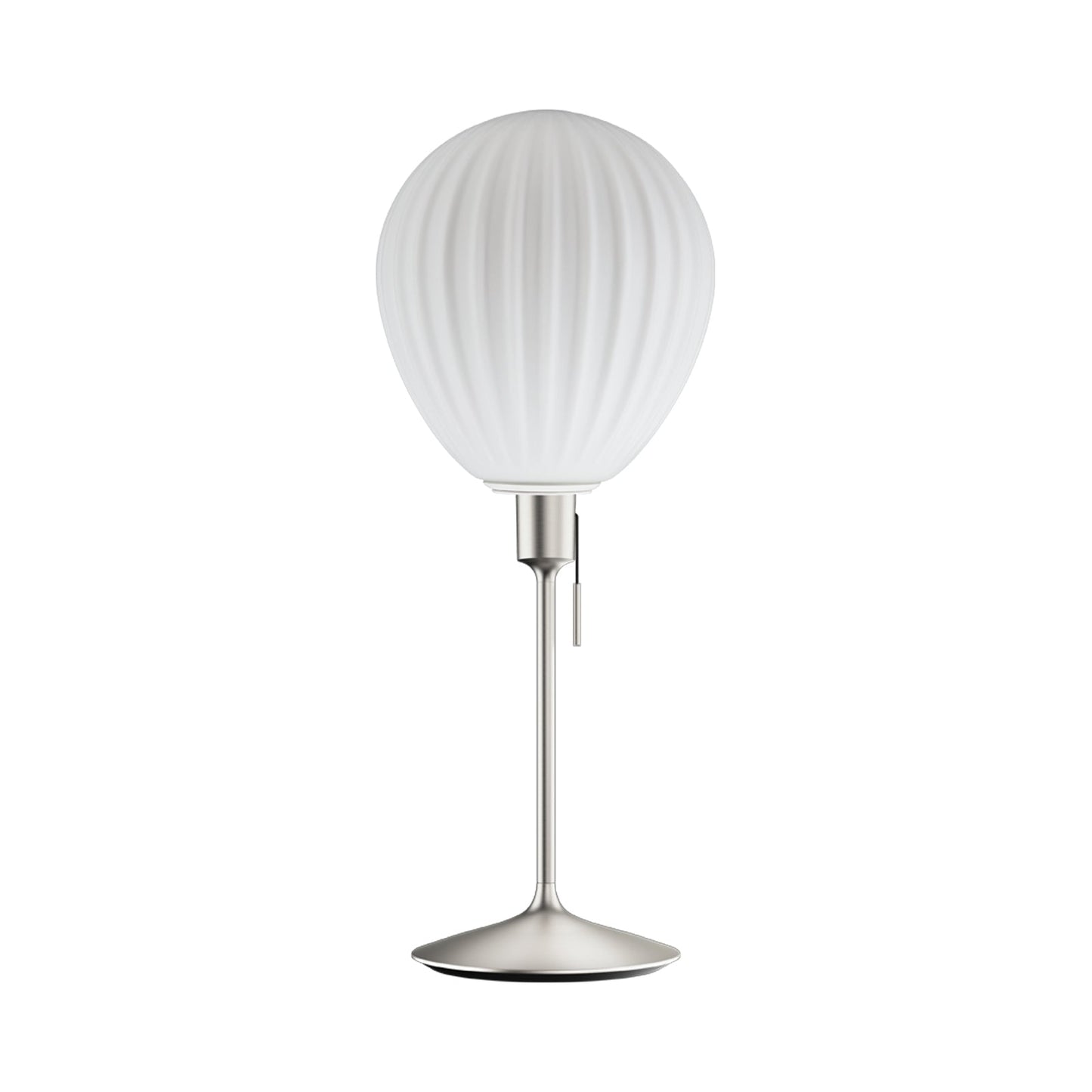 Around The World Table Lamp in Brushed Steel (31-Inch).