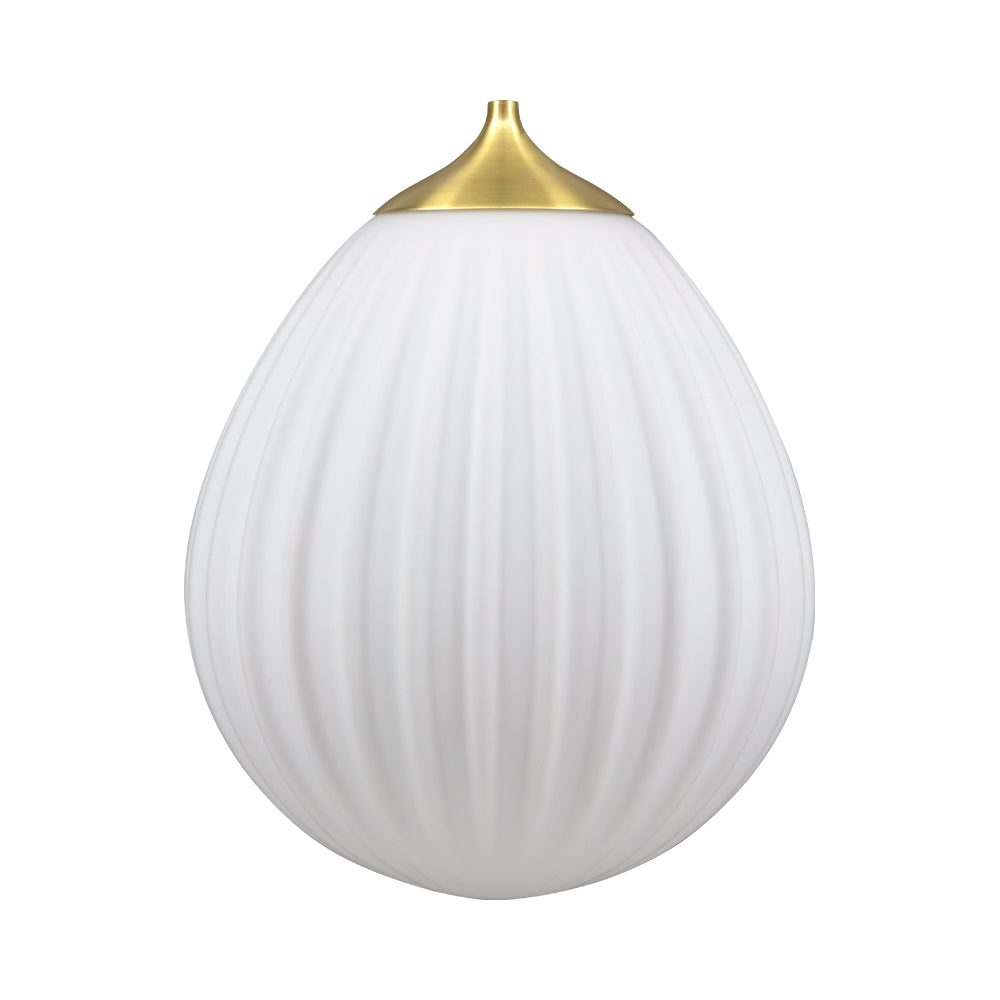 Around The World Top Pendant Light Shade in Brushed Brass (10.7-Inch).