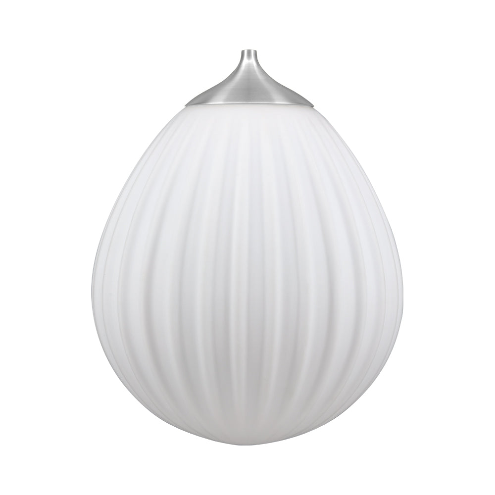 Around The World Top Pendant Light Shade in Brushed Steel (10.7-Inch).