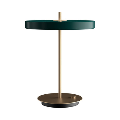 Asteria LED Table Lamp in Forest Green.
