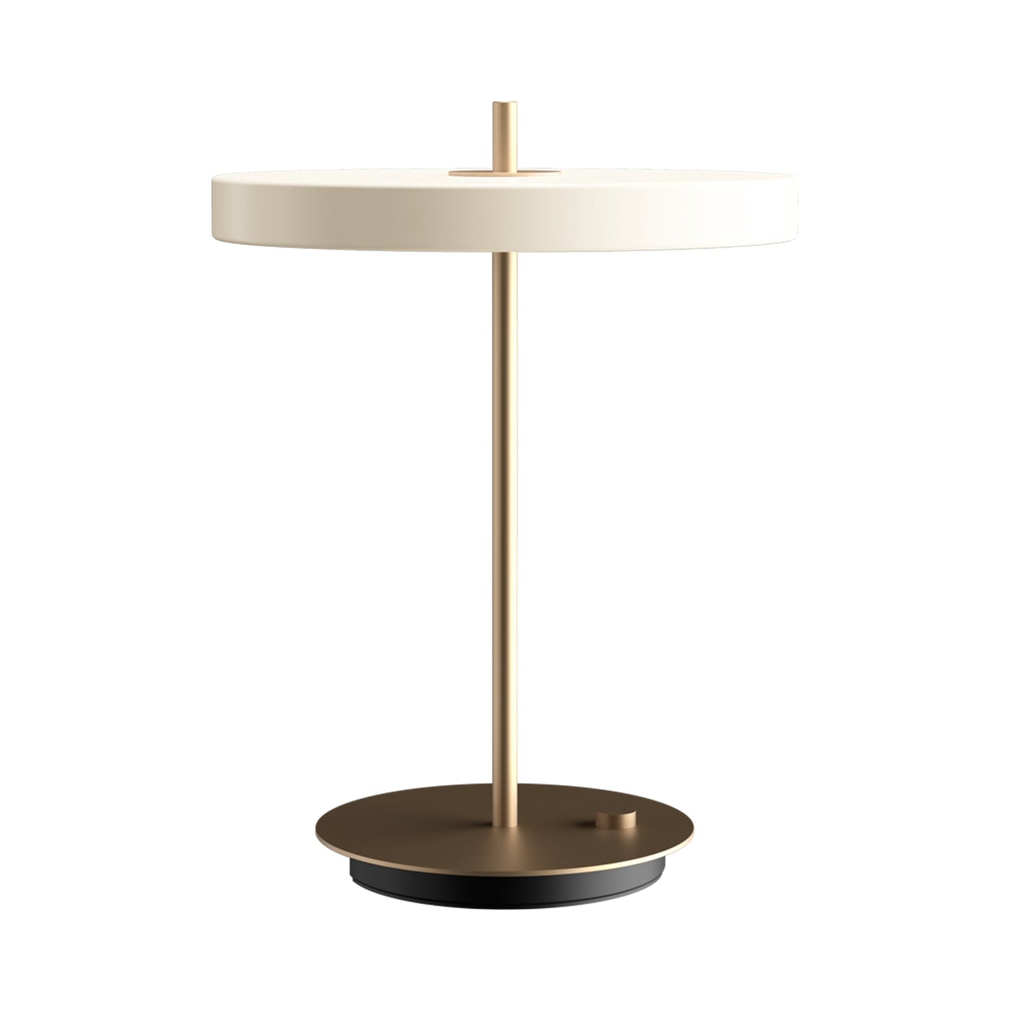 Asteria LED Table Lamp in Pearl White.