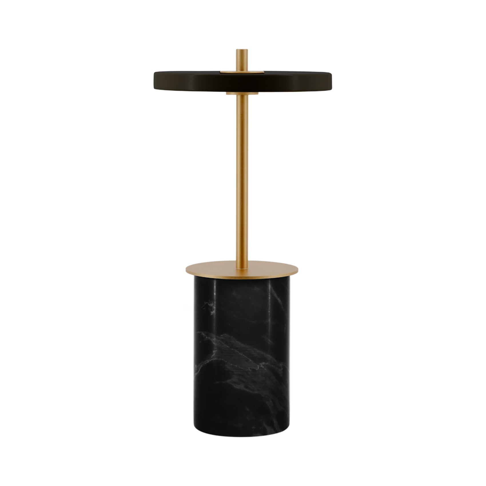 Asteria Move Mini LED Portable Table Lamp in Black.