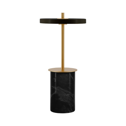 Asteria Move Mini LED Portable Table Lamp in Black.